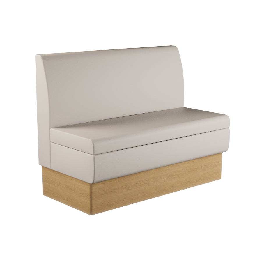 Straight Booth Seat - 1200mm Medium Unit