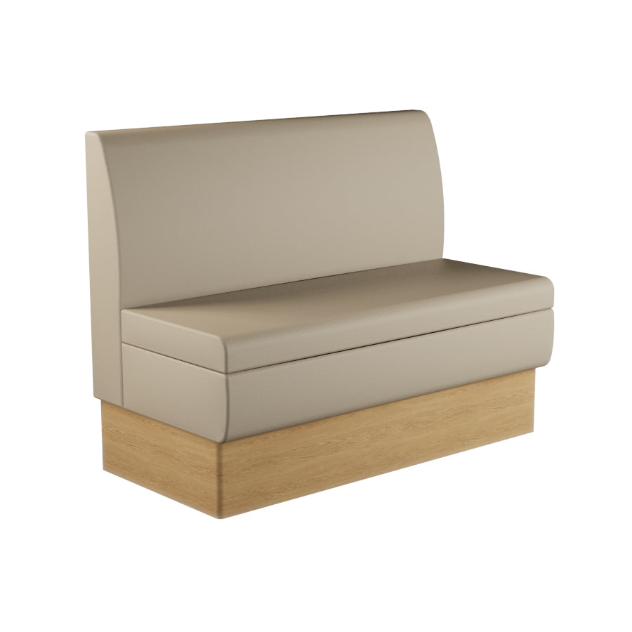 Straight Booth Seat - 1200mm Medium Unit