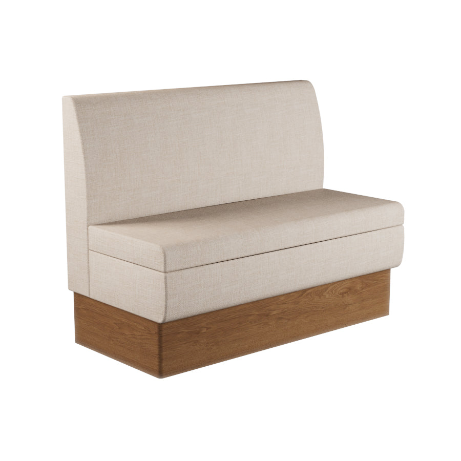Straight Booth Seat - 1200mm Medium Unit