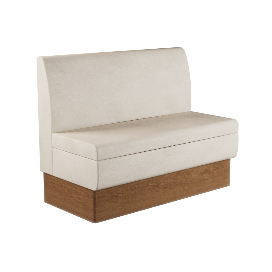 Straight Booth Seat - 1200mm Medium Unit