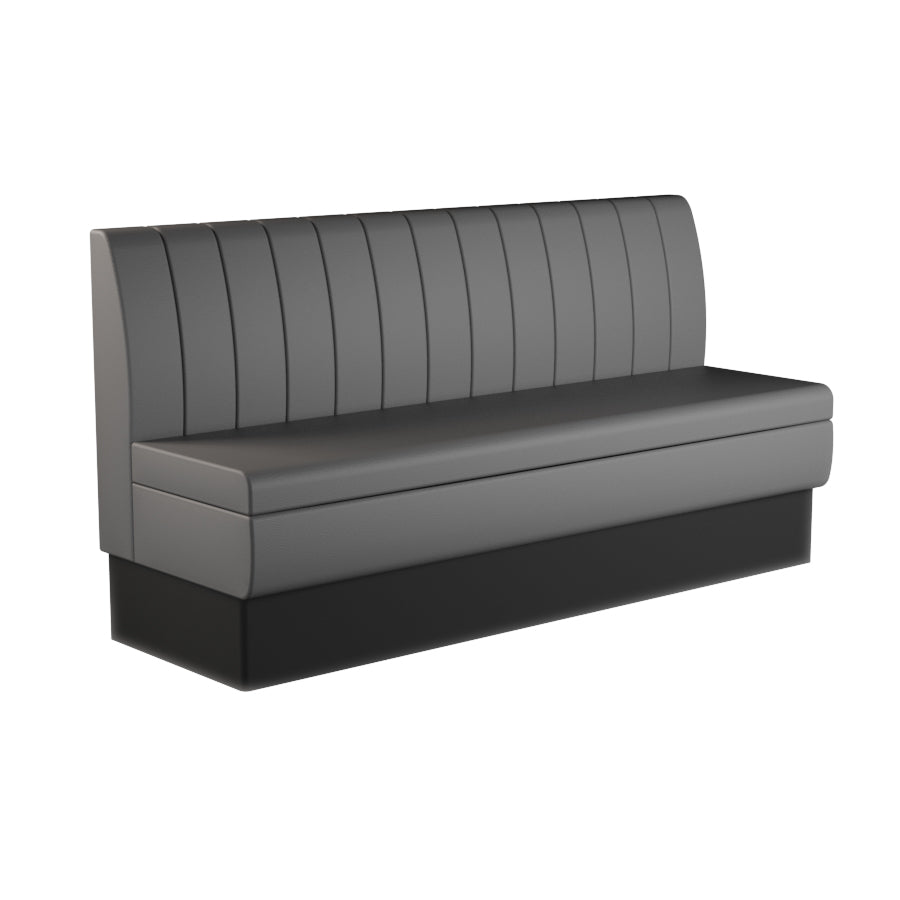 Fluted Straight Booth Seat - 1800mm Extra Large Unit