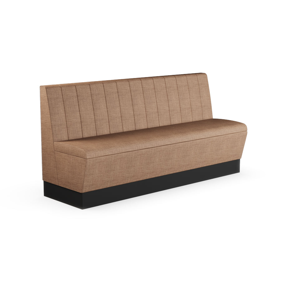 Fluted Straight Booth Seat - 1800mm Extra Large Unit