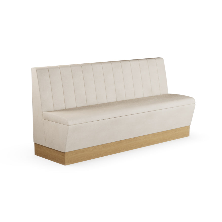 Fluted Straight Booth Seat - 1800mm Extra Large Unit