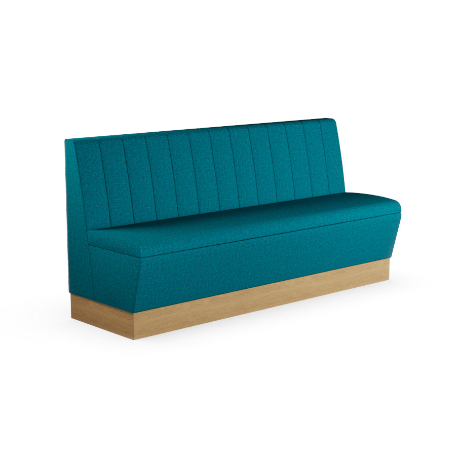 Fluted Straight Booth Seat - 1800mm Extra Large Unit