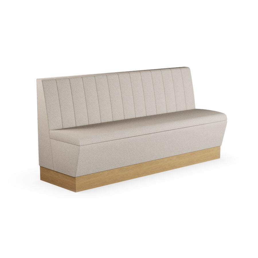 Fluted Straight Booth Seat - 1800mm Extra Large Unit