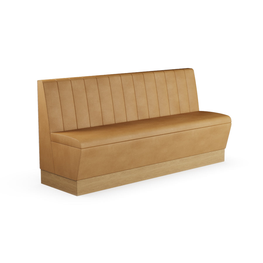 Fluted Straight Booth Seat - 1800mm Extra Large Unit
