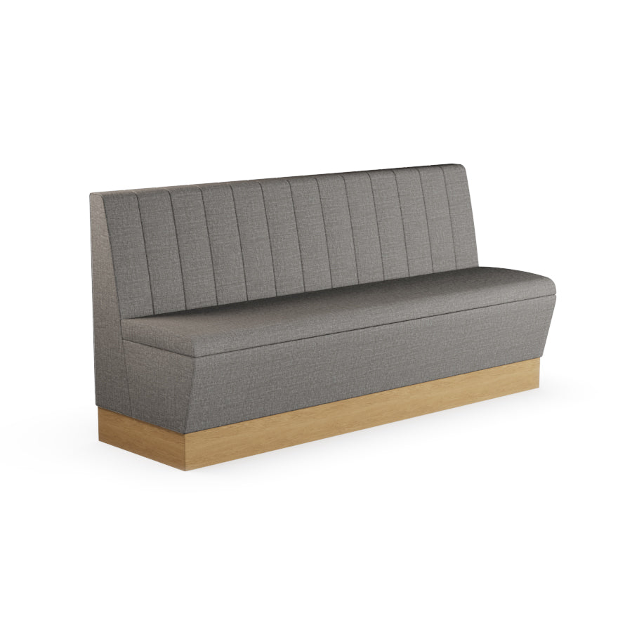 Fluted Straight Booth Seat - 1800mm Extra Large Unit