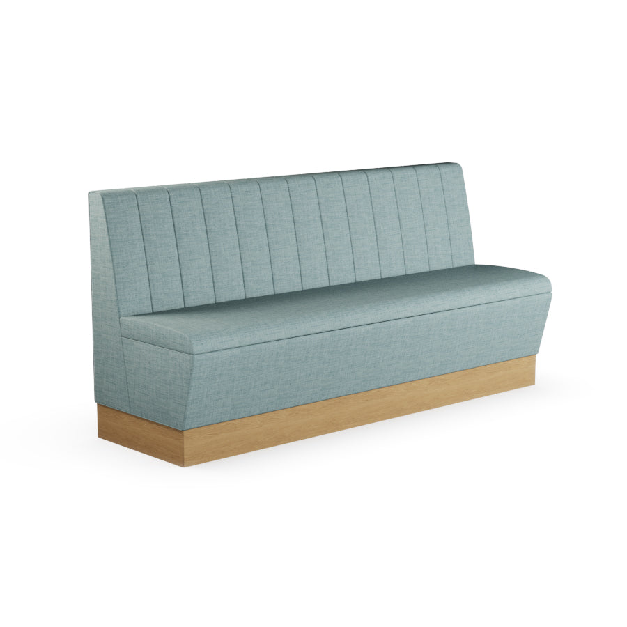 Fluted Straight Booth Seat - 1800mm Extra Large Unit