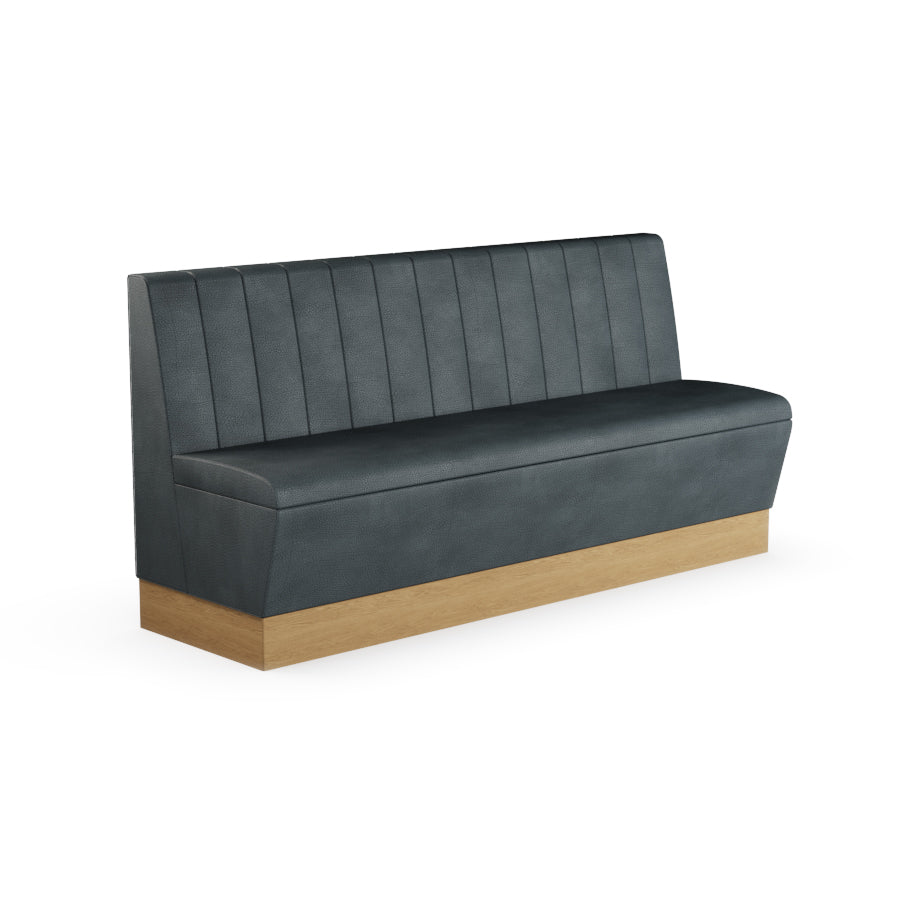 Fluted Straight Booth Seat - 1800mm Extra Large Unit