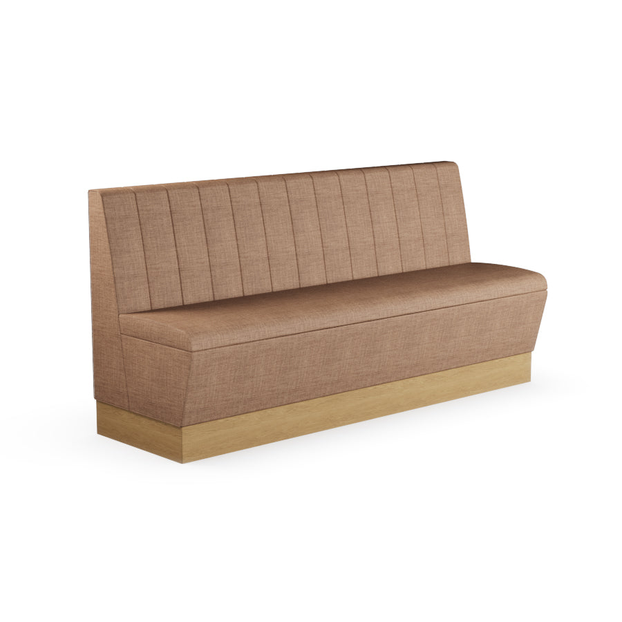 Fluted Straight Booth Seat - 1800mm Extra Large Unit