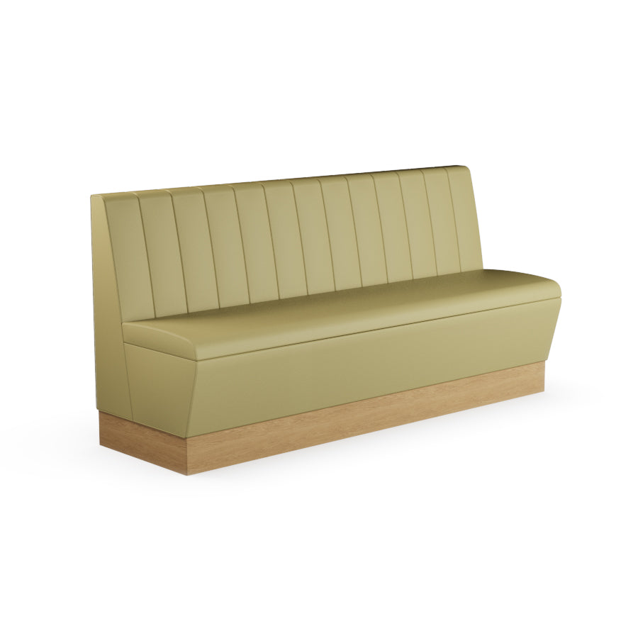 Fluted Straight Booth Seat - 1800mm Extra Large Unit
