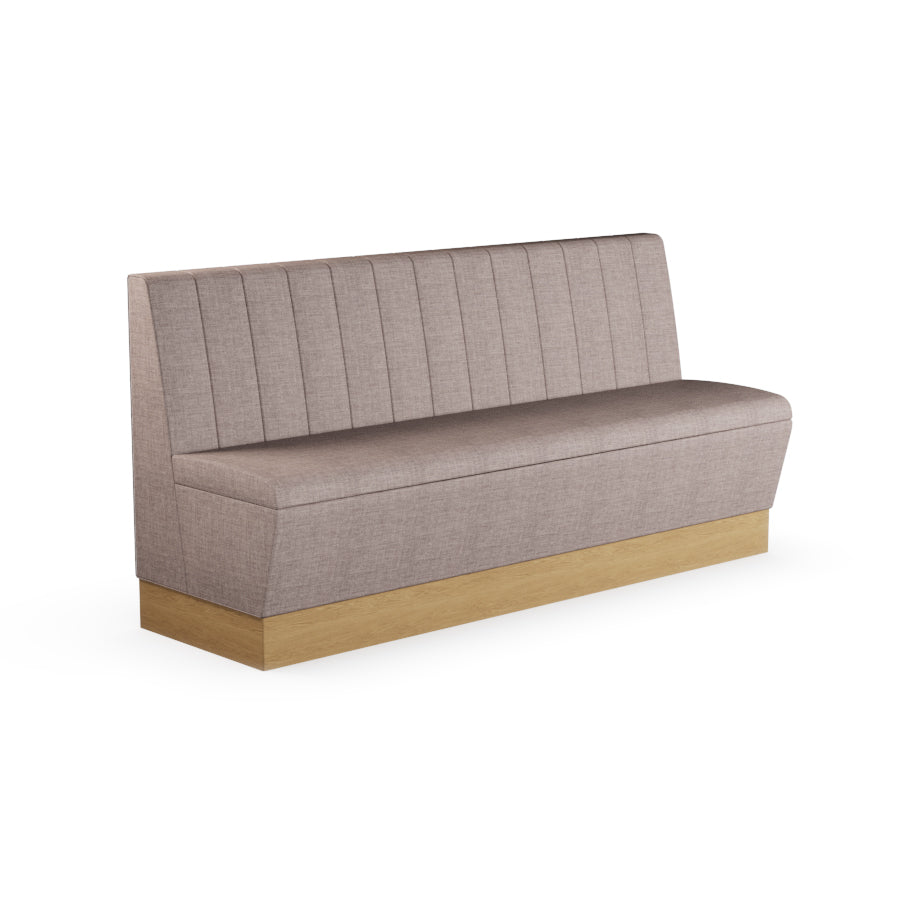 Fluted Straight Booth Seat - 1800mm Extra Large Unit