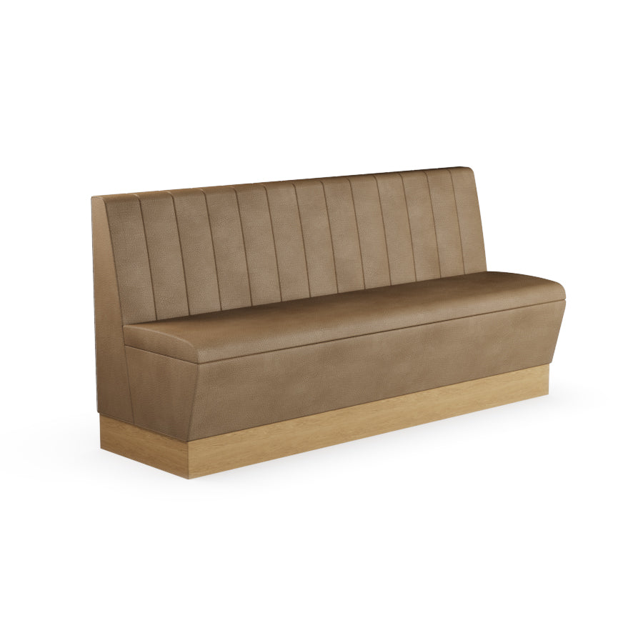 Fluted Straight Booth Seat - 1800mm Extra Large Unit