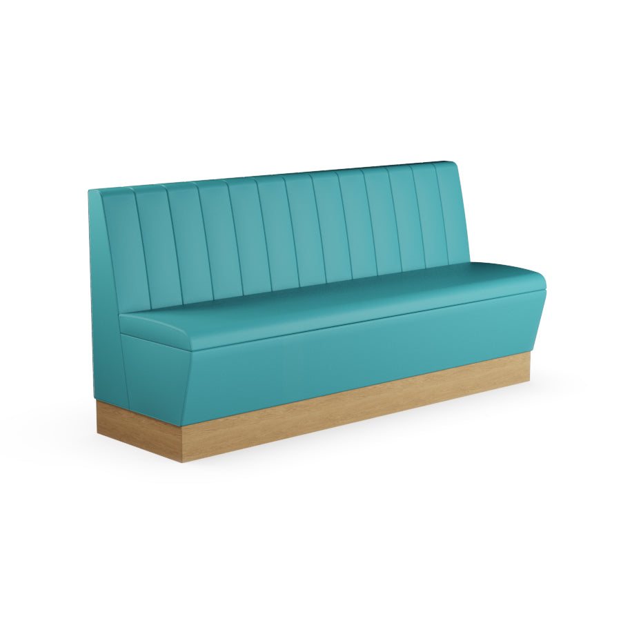 Fluted Straight Booth Seat - 1800mm Extra Large Unit