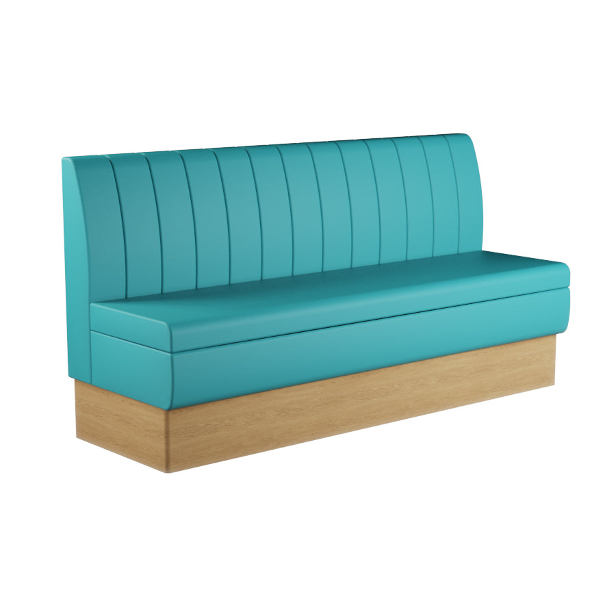 Fluted Straight Booth Seat - 1800mm Extra Large Unit