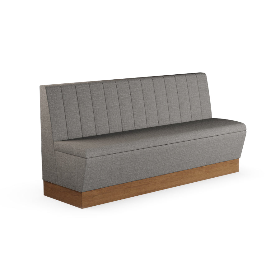 Fluted Straight Booth Seat - 1800mm Extra Large Unit