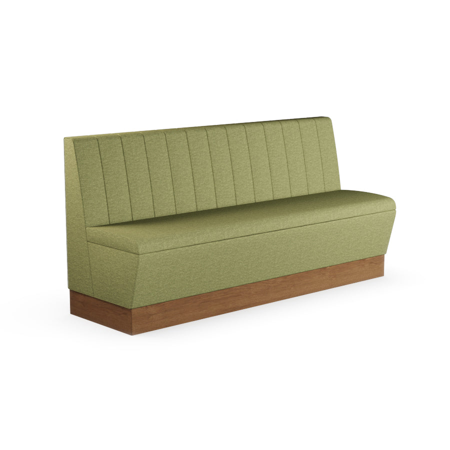 Fluted Straight Booth Seat - 1800mm Extra Large Unit