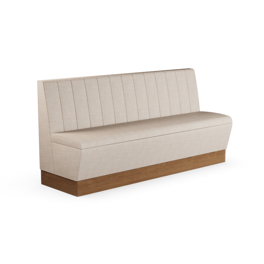 Fluted Straight Booth Seat - 1800mm Extra Large Unit