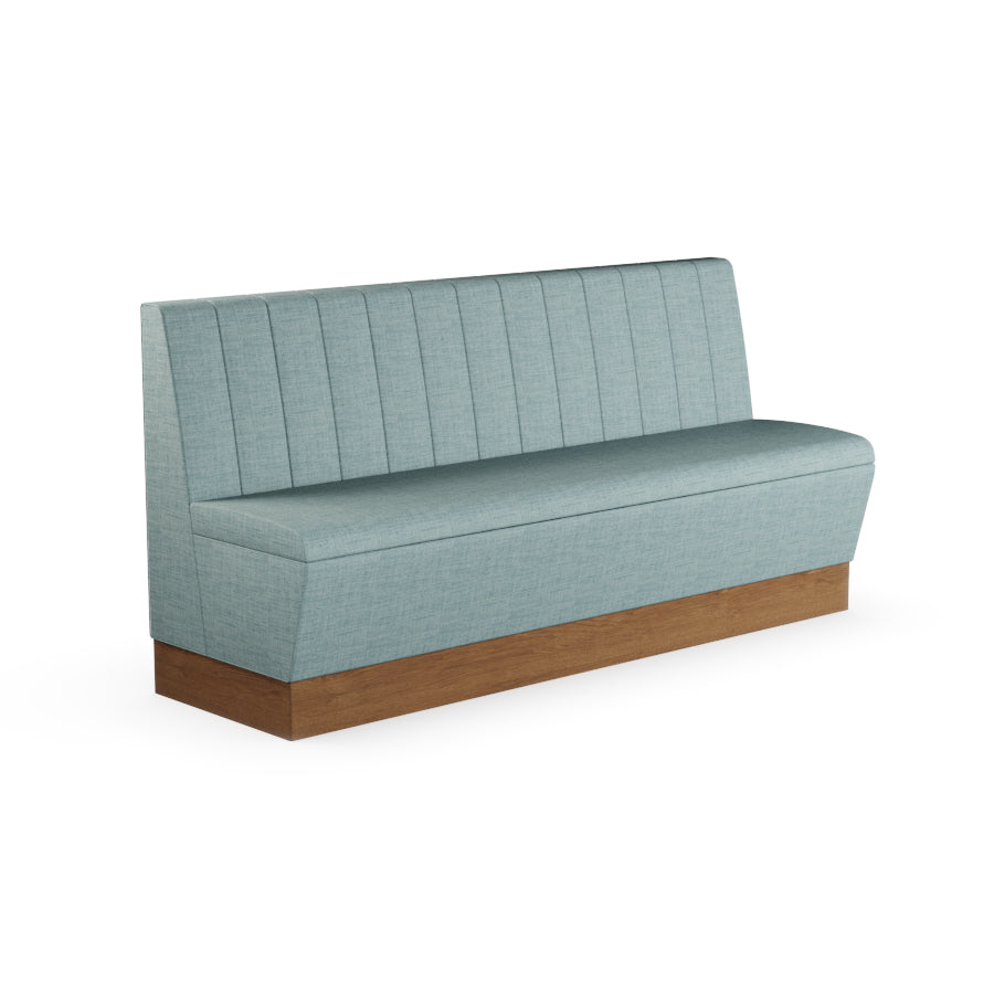Fluted Straight Booth Seat - 1800mm Extra Large Unit