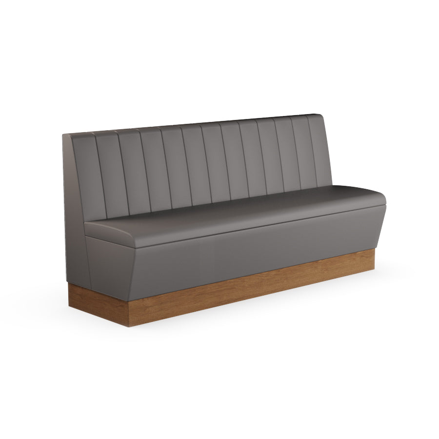Fluted Straight Booth Seat - 1800mm Extra Large Unit
