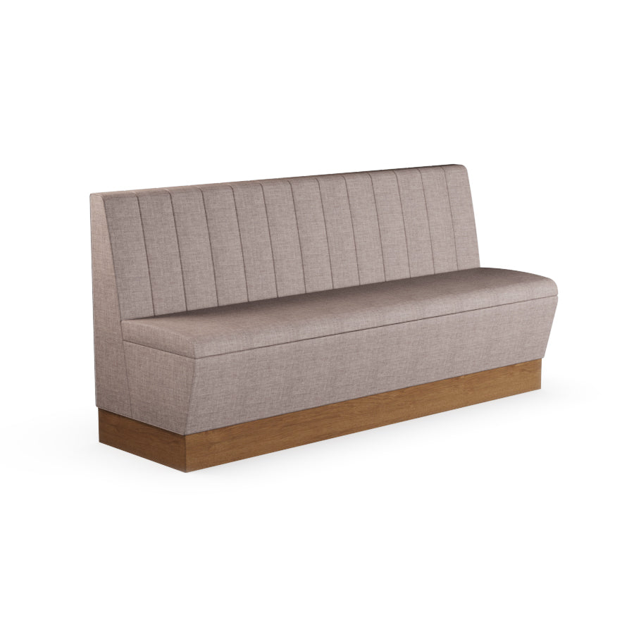 Fluted Straight Booth Seat - 1800mm Extra Large Unit