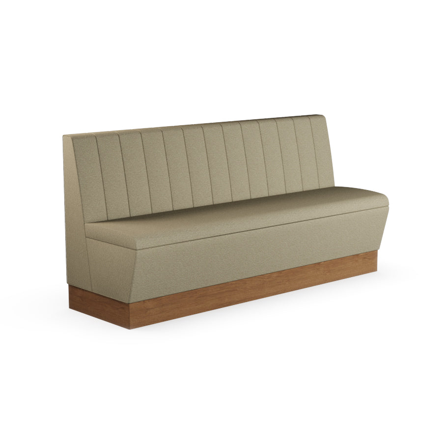 Fluted Straight Booth Seat - 1800mm Extra Large Unit