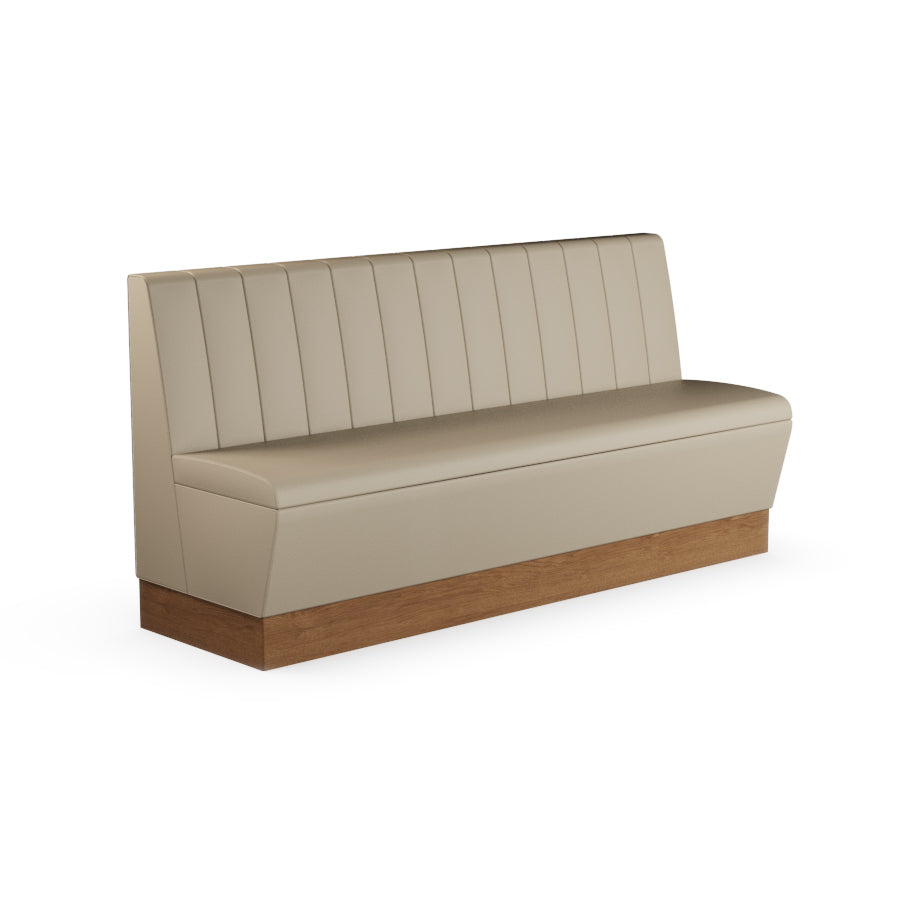 Fluted Straight Booth Seat - 1800mm Extra Large Unit