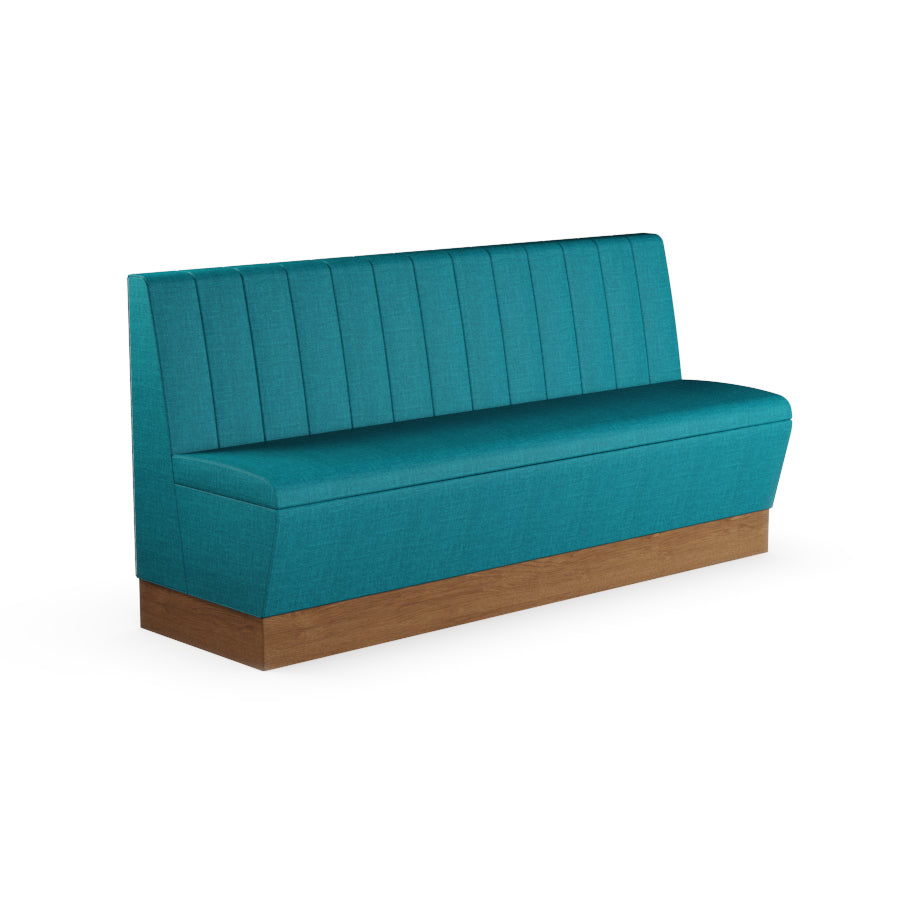 Fluted Straight Booth Seat - 1800mm Extra Large Unit
