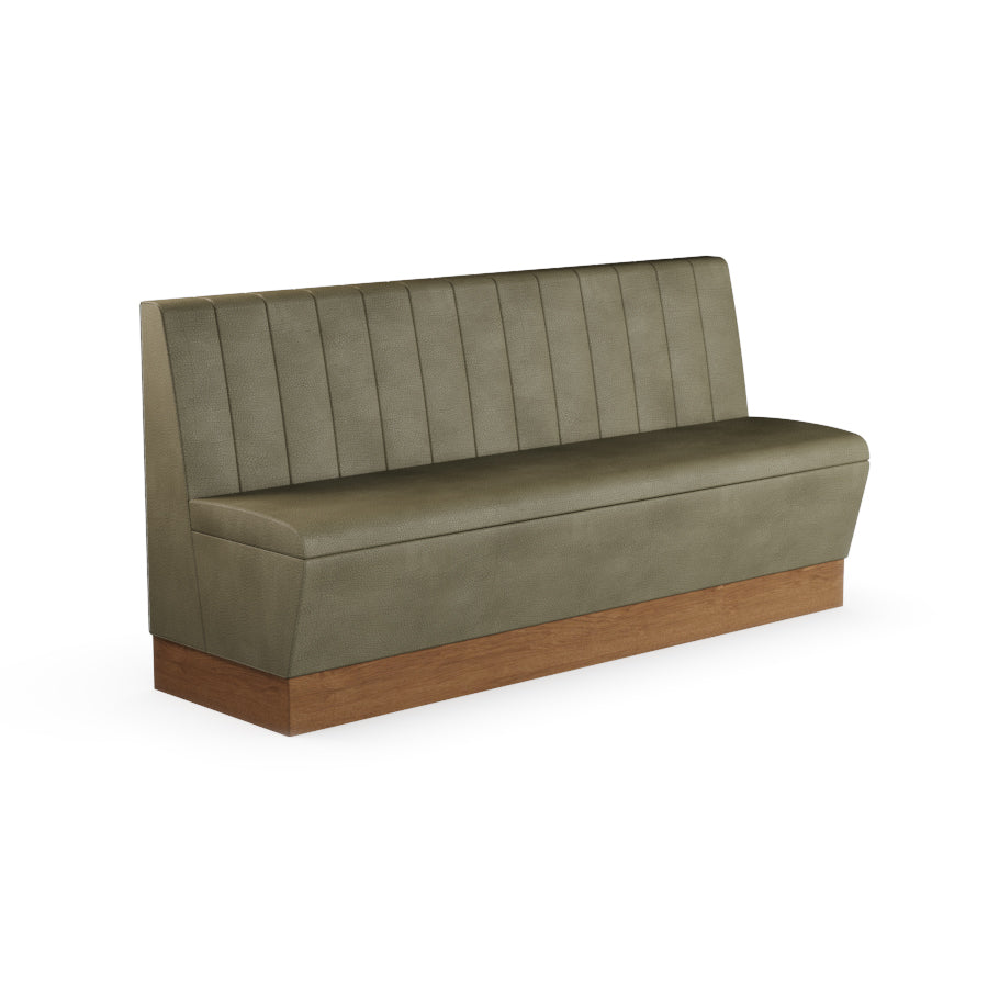 Fluted Straight Booth Seat - 1800mm Extra Large Unit