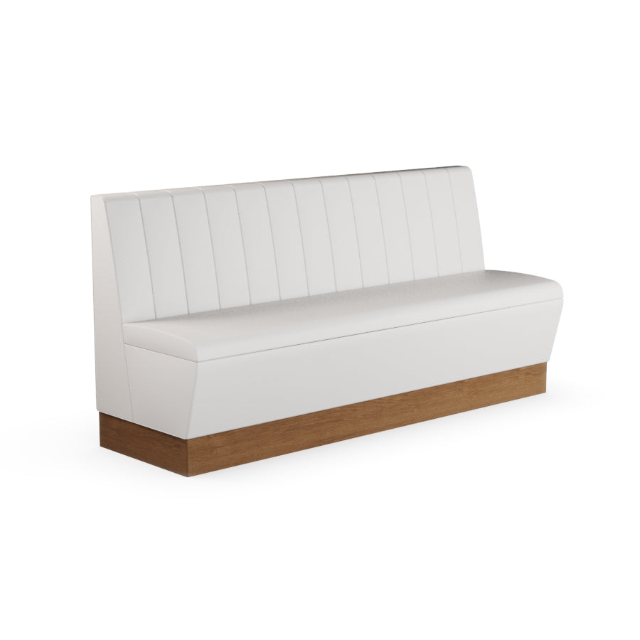 Fluted Straight Booth Seat - 1800mm Extra Large Unit