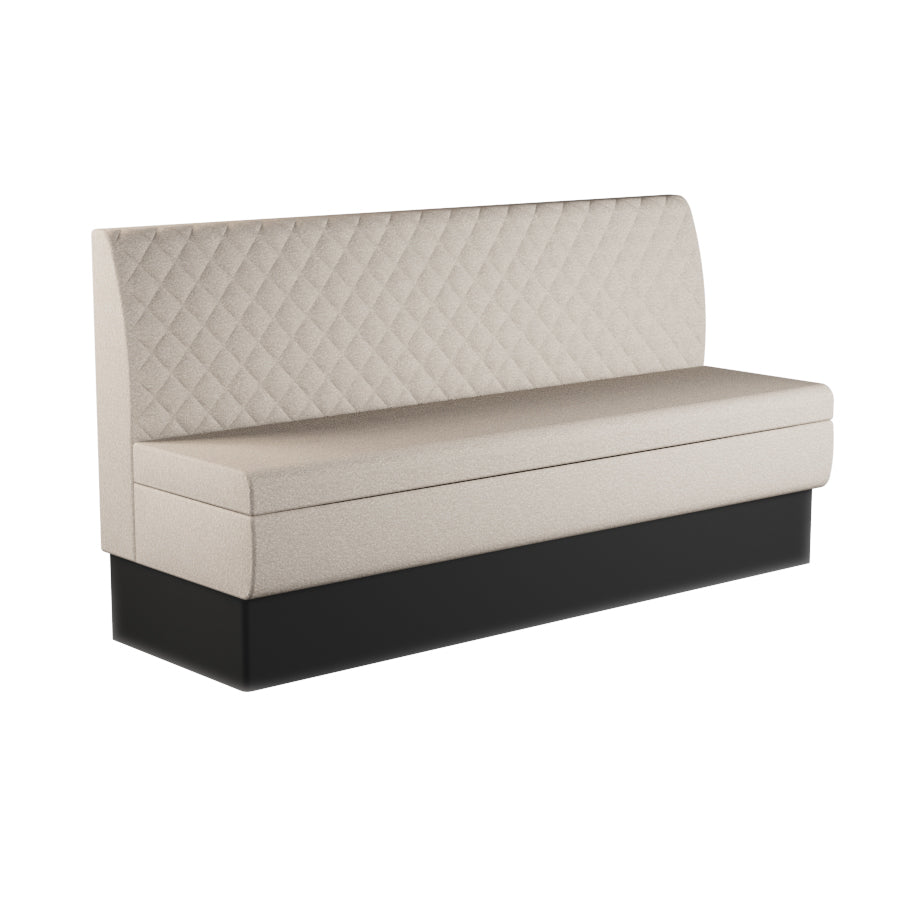 Quilted Straight Booth Seat - 1800mm Extra Large Unit