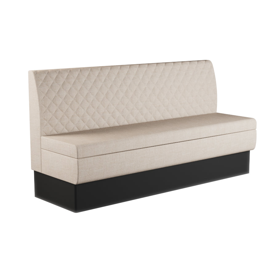 Quilted Straight Booth Seat - 1800mm Extra Large Unit