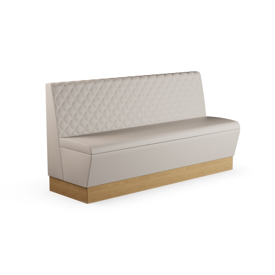 Quilted Straight Booth Seat - 1800mm Extra Large Unit