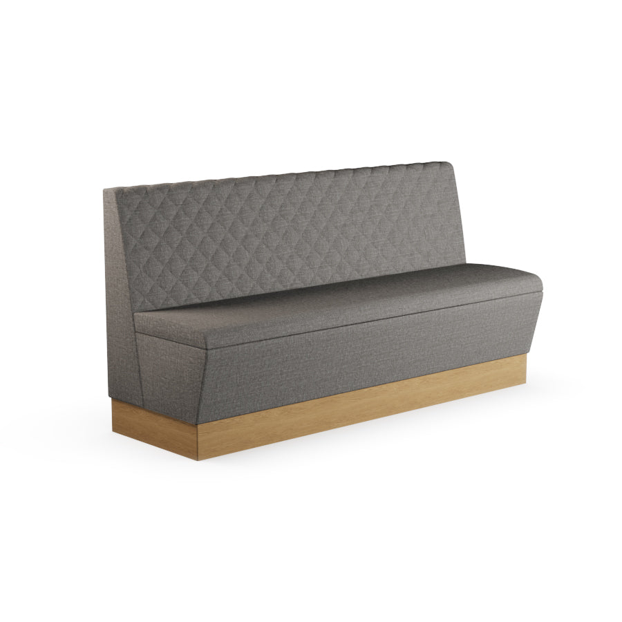 Quilted Straight Booth Seat - 1800mm Extra Large Unit