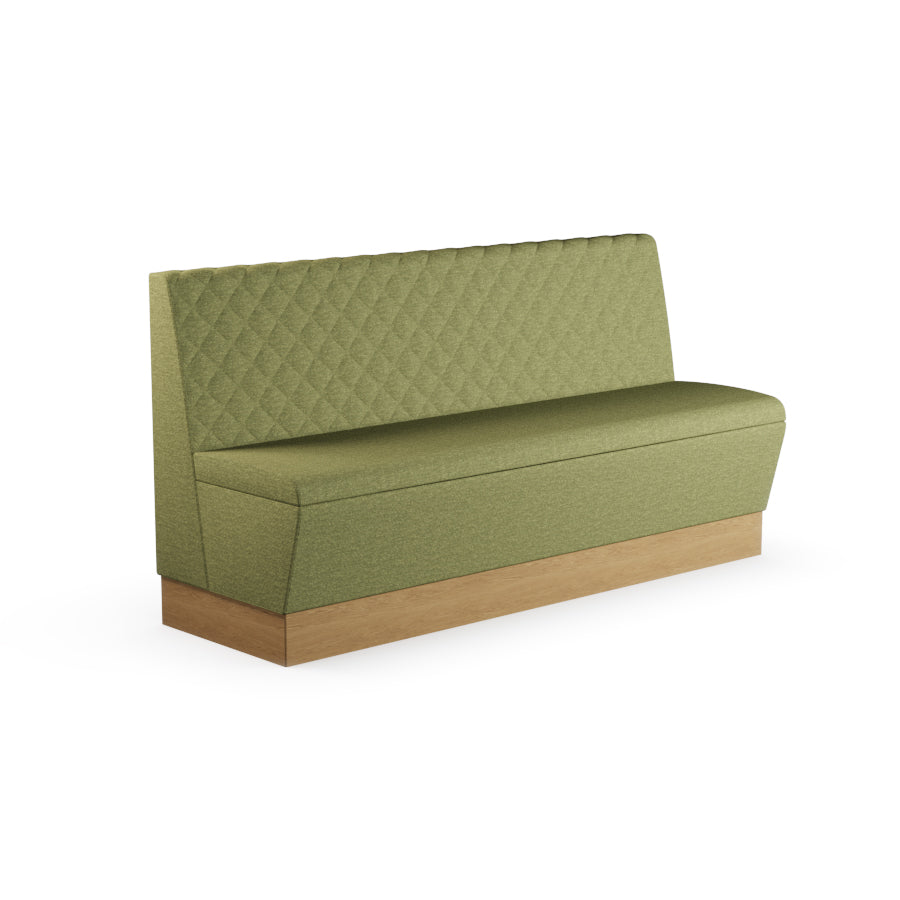 Quilted Straight Booth Seat - 1800mm Extra Large Unit