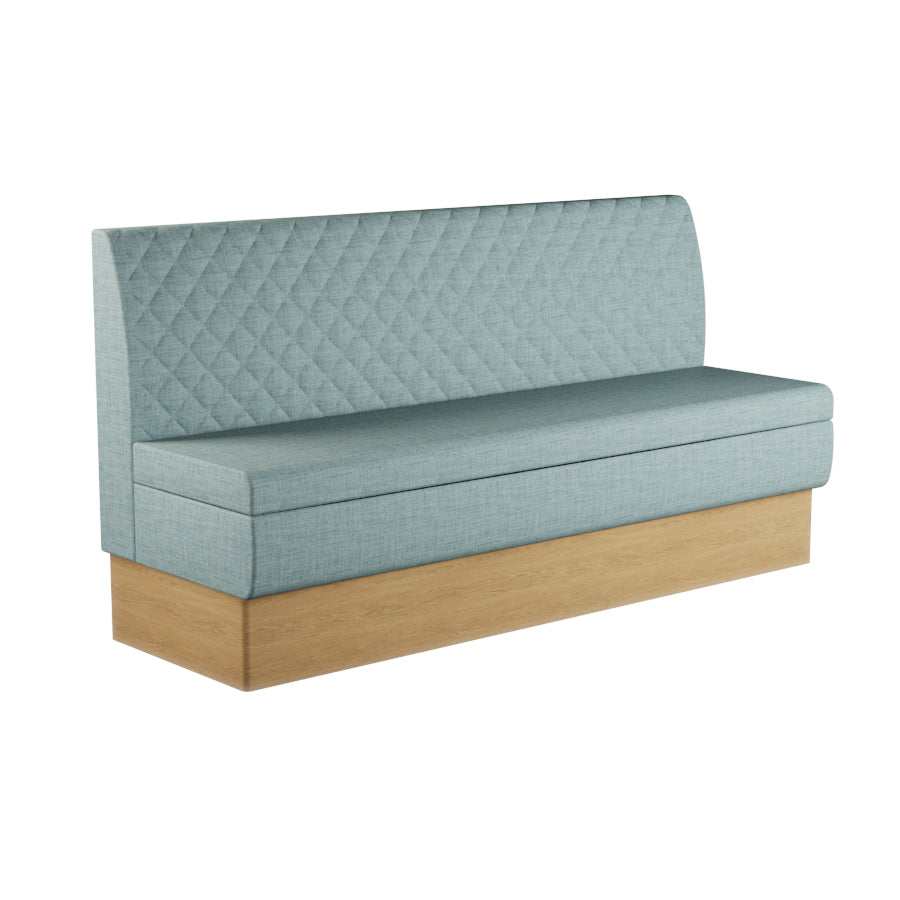 Quilted Straight Booth Seat - 1800mm Extra Large Unit