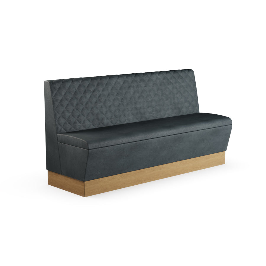 Quilted Straight Booth Seat - 1800mm Extra Large Unit