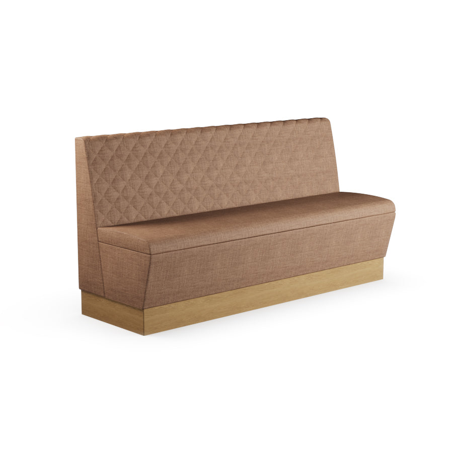 Quilted Straight Booth Seat - 1800mm Extra Large Unit
