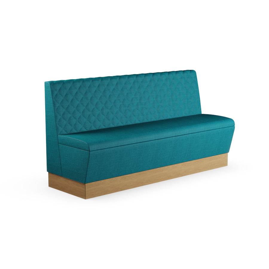 Quilted Straight Booth Seat - 1800mm Extra Large Unit
