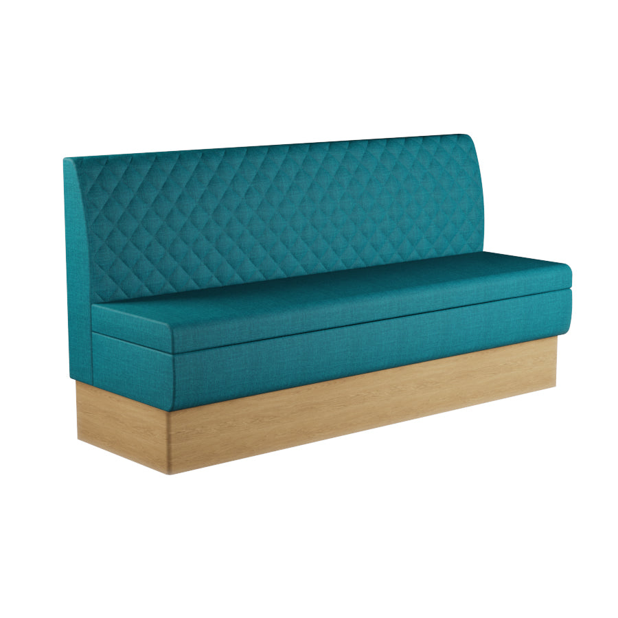 Quilted Straight Booth Seat - 1800mm Extra Large Unit
