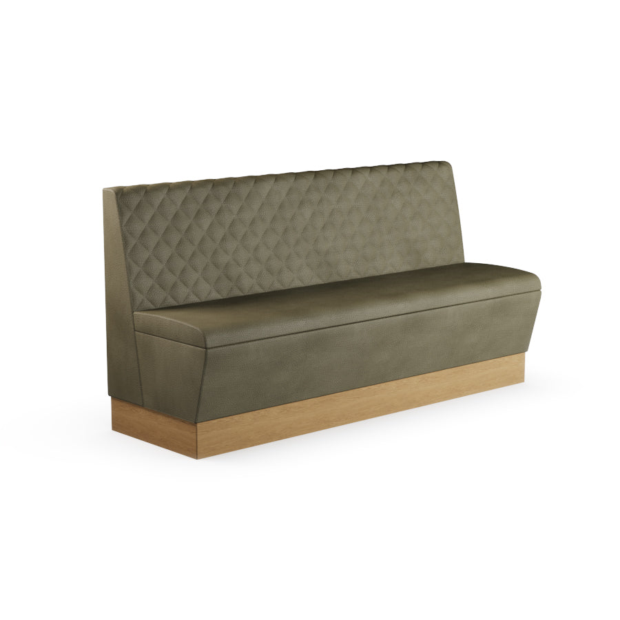 Quilted Straight Booth Seat - 1800mm Extra Large Unit