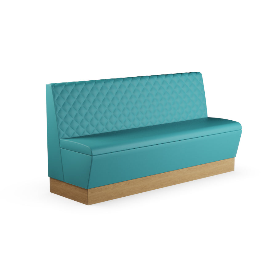 Quilted Straight Booth Seat - 1800mm Extra Large Unit