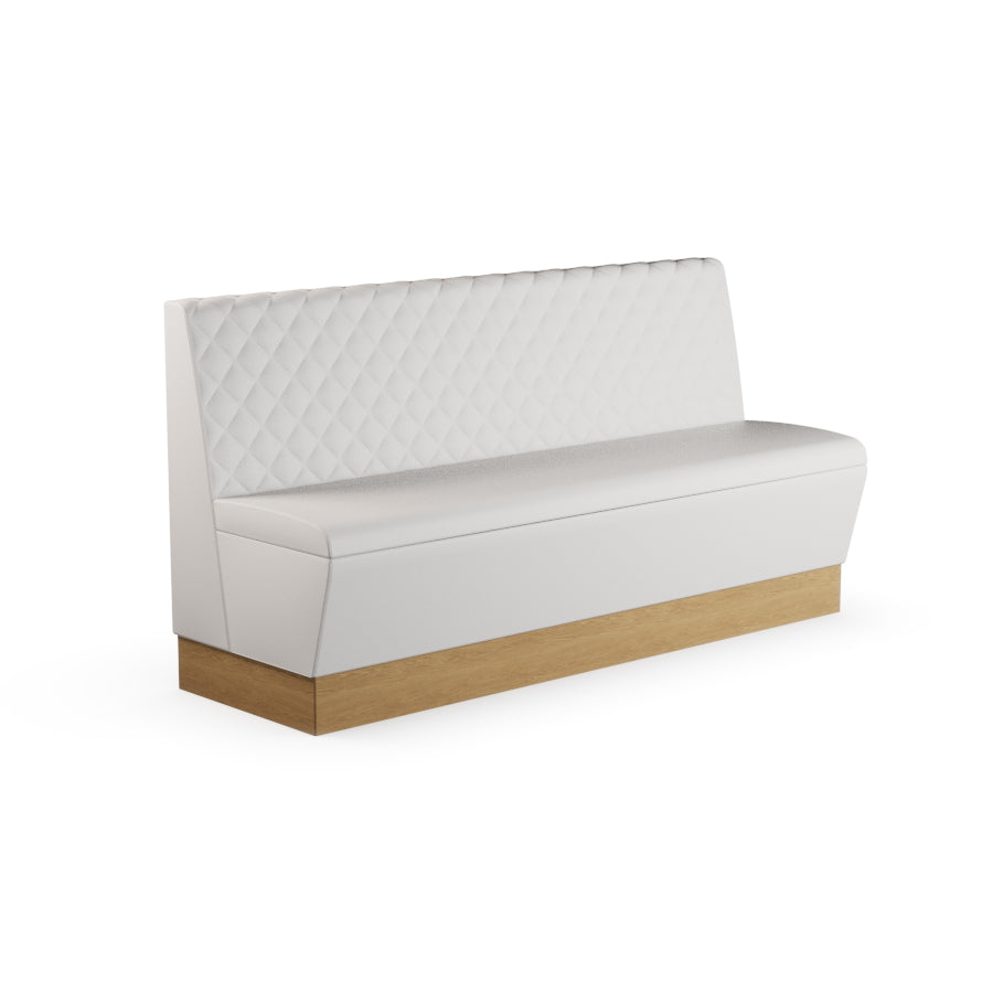 Quilted Straight Booth Seat - 1800mm Extra Large Unit