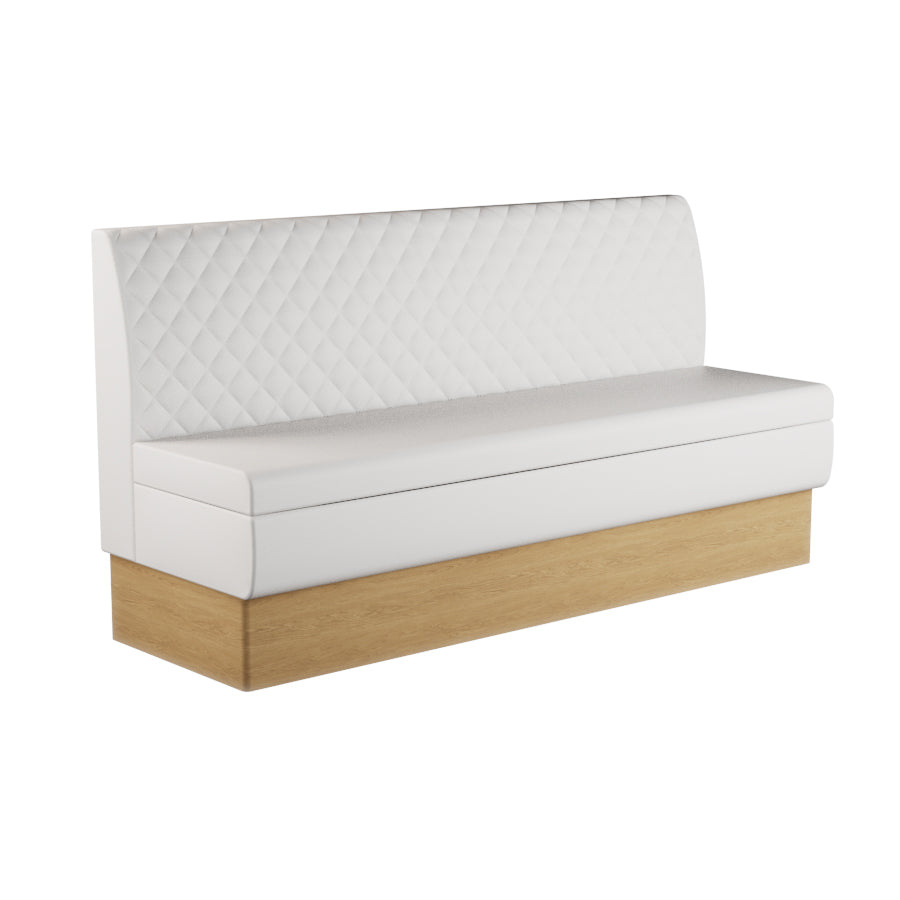 Quilted Straight Booth Seat - 1800mm Extra Large Unit