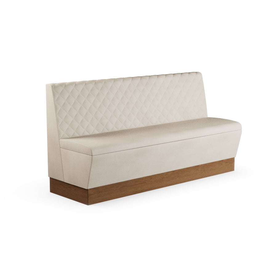 Quilted Straight Booth Seat - 1800mm Extra Large Unit