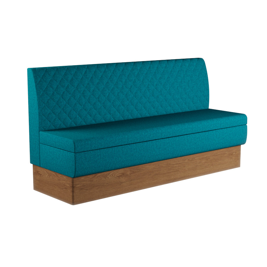 Quilted Straight Booth Seat - 1800mm Extra Large Unit