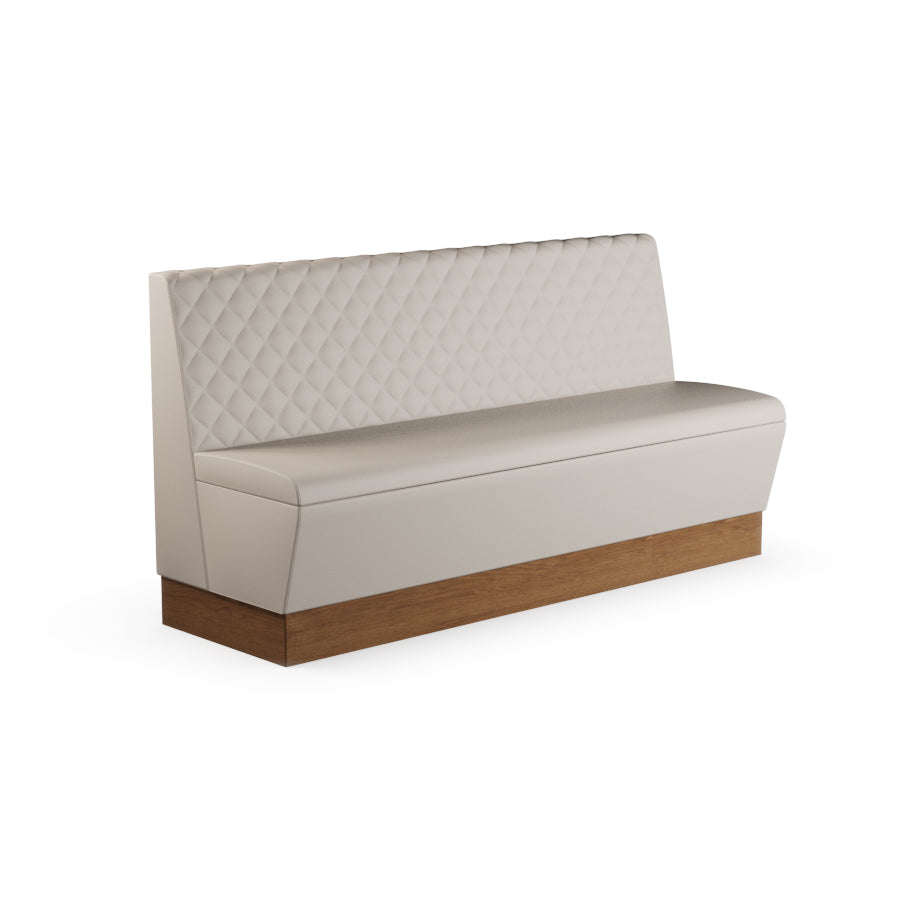 Quilted Straight Booth Seat - 1800mm Extra Large Unit