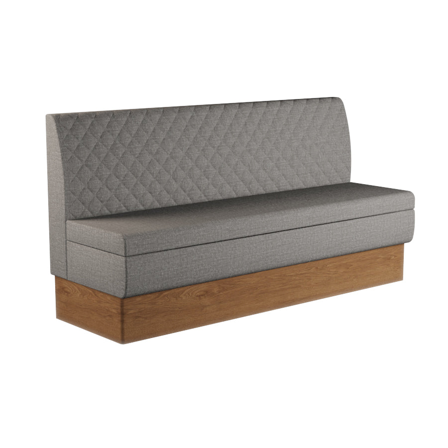 Quilted Straight Booth Seat - 1800mm Extra Large Unit