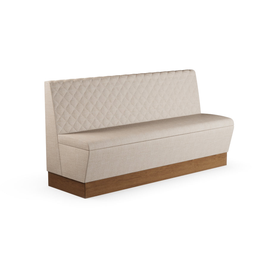 Quilted Straight Booth Seat - 1800mm Extra Large Unit