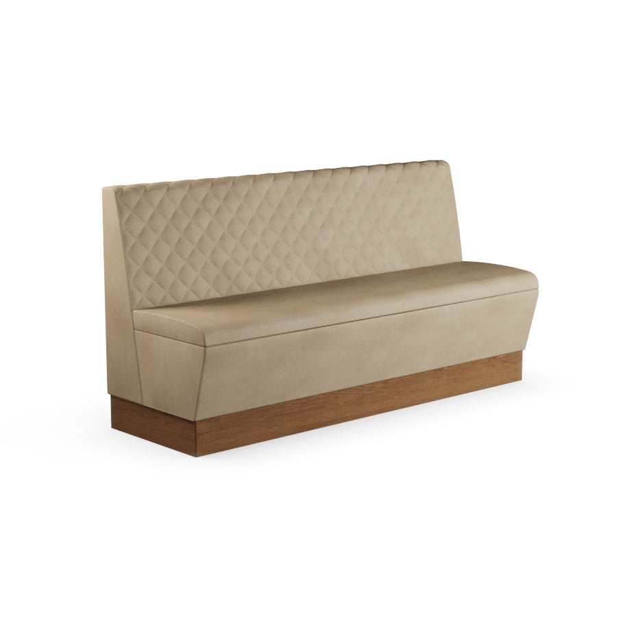 Quilted Straight Booth Seat - 1800mm Extra Large Unit